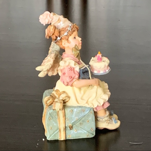 Boyds Bears Mary Angelwish Birthday Angel #36108 Wee Folkstone Collection 1999 - Picture 9 of 16